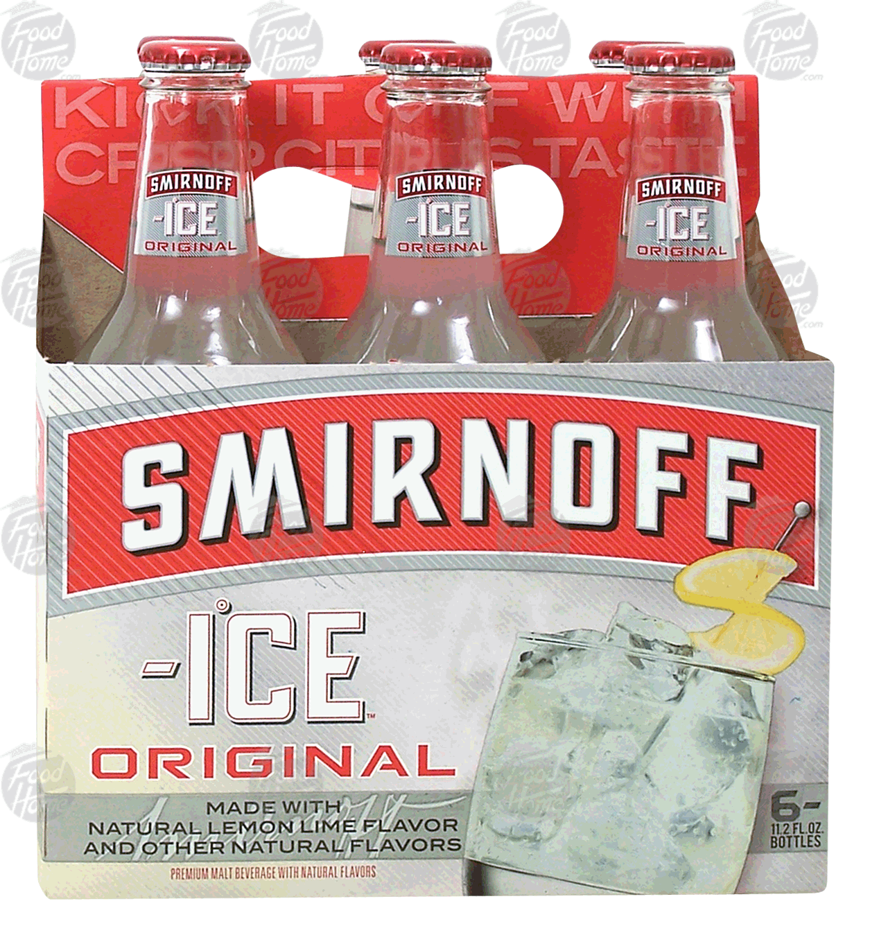 Smirnoff Ice premium malt beverage, 6 12-ounce glass bottles Full-Size Picture